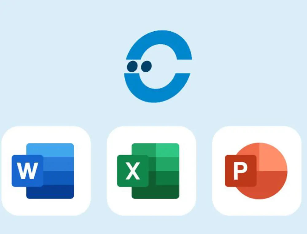 Microsoft Applications met EOO logo (blauwe achtergrond) Microsoft Applications met EOO logo (blauwe achtergrond)